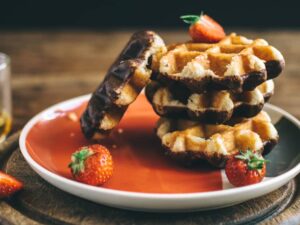 Mini Choco Waffles