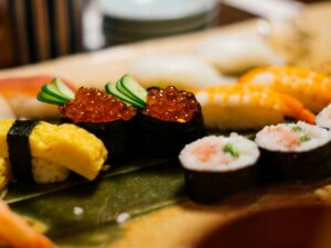 cooked sushi